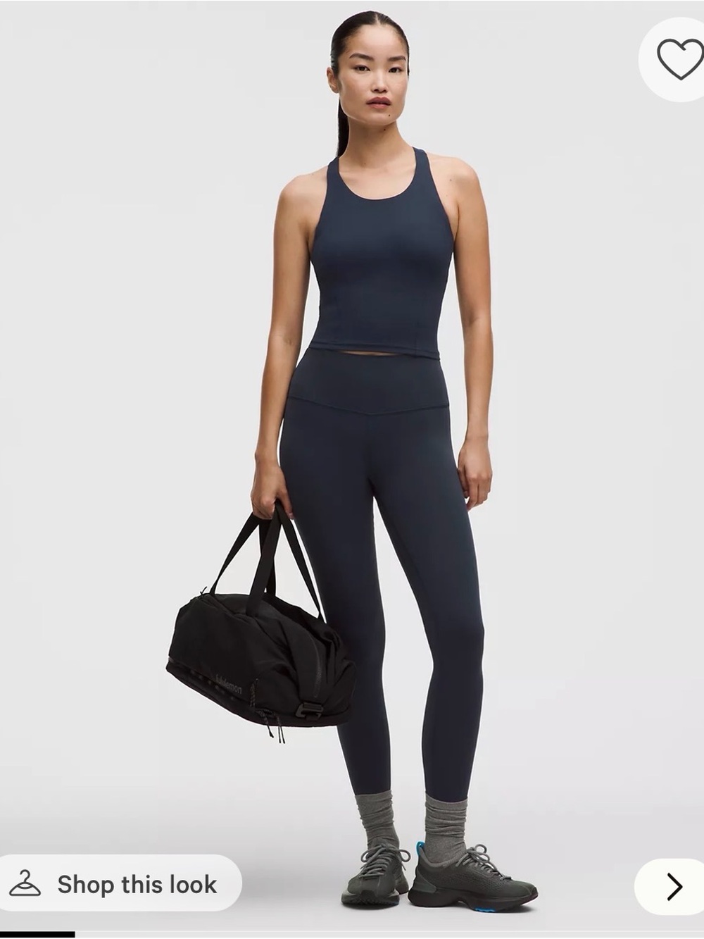 Lululemon Wunder Train Navy Blue Leggings